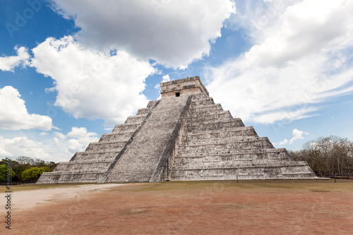El Castillo  The Kukulkan Temple  of Chichen Itza  Mexico