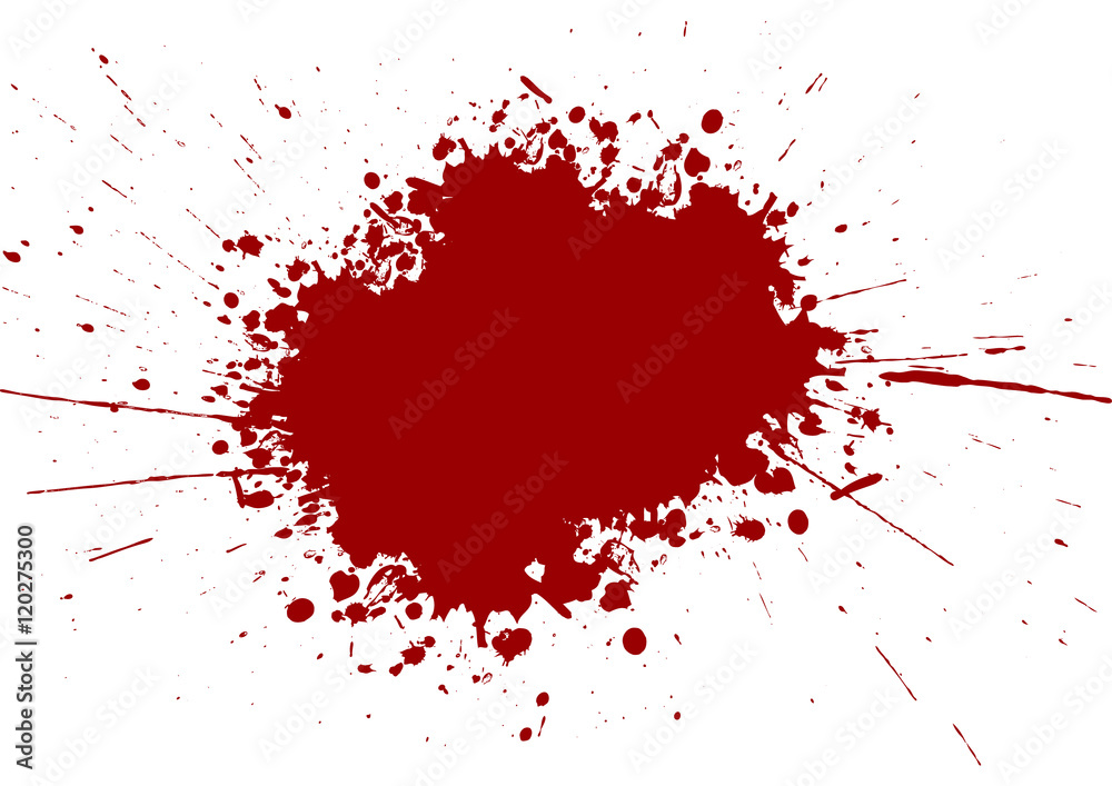 Vector splatter red color background. illustration vector design