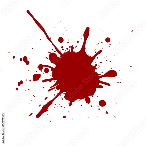 Vector splatter red color background. illustration vector design