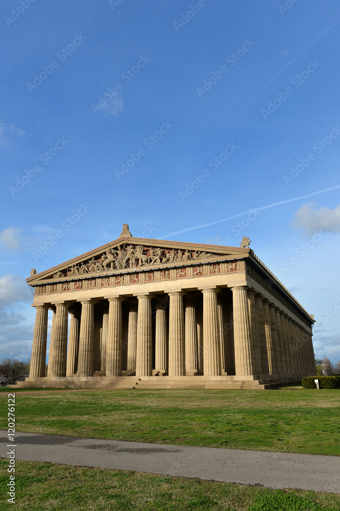 View of the Parthenon in Narshville