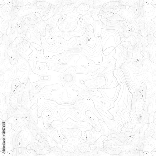 Topographic map background concept with space for your copy. Topography lines art contour , mountain hiking trail , Shape vector design. Computer generated   .