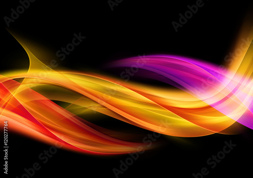 Design Background Abstract Colorful Waves