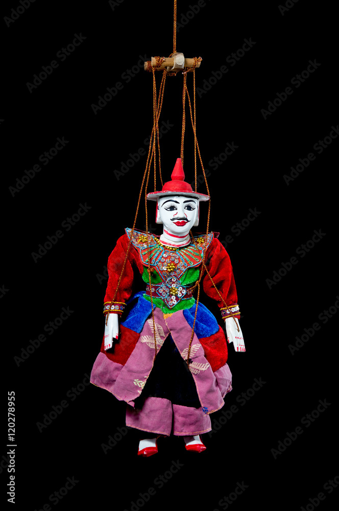 tradition string puppet for tourist souvenir, Myanmar