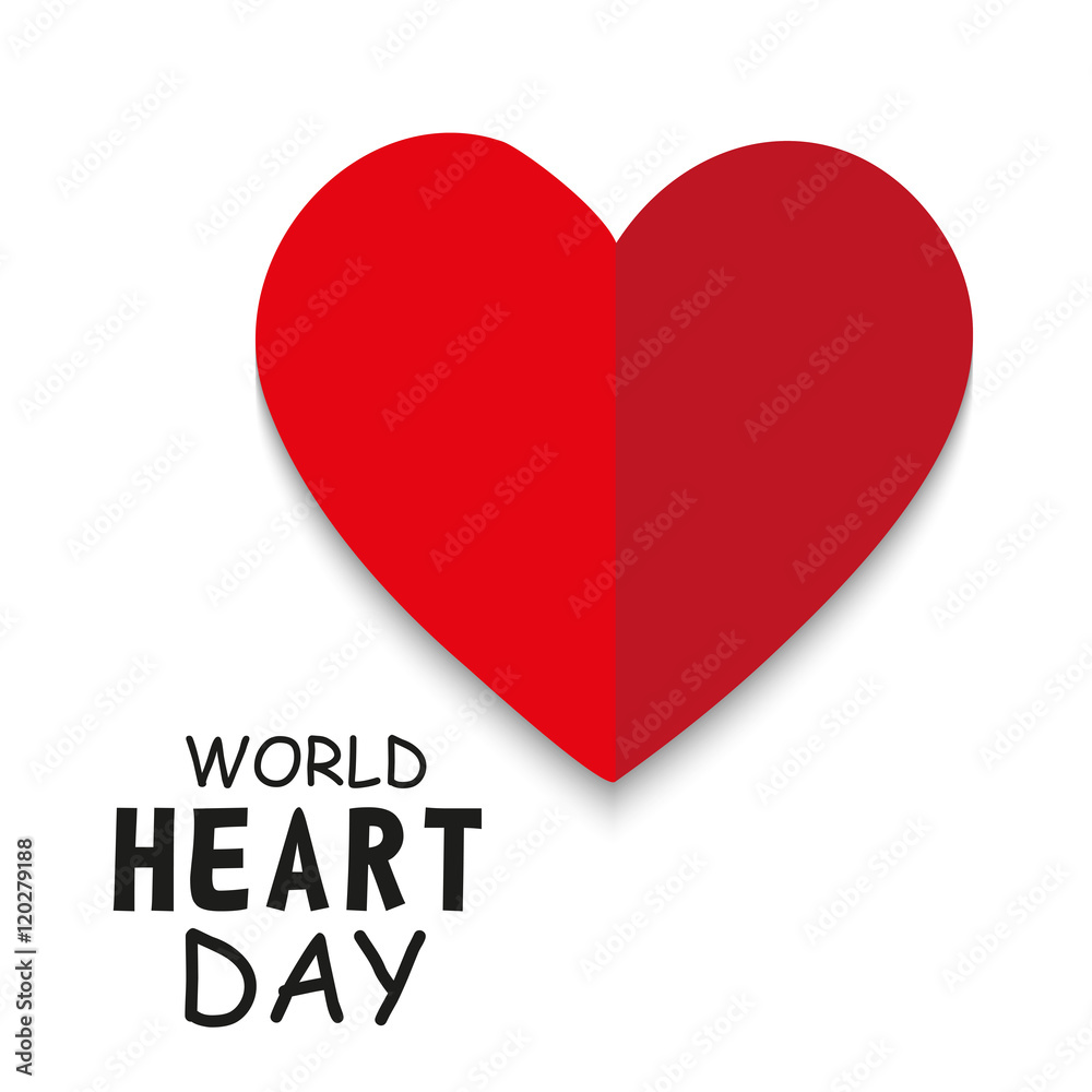  illustration World Heart Day.