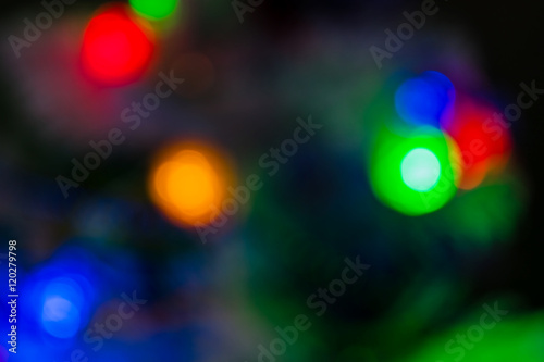 Bright bokeh as a background