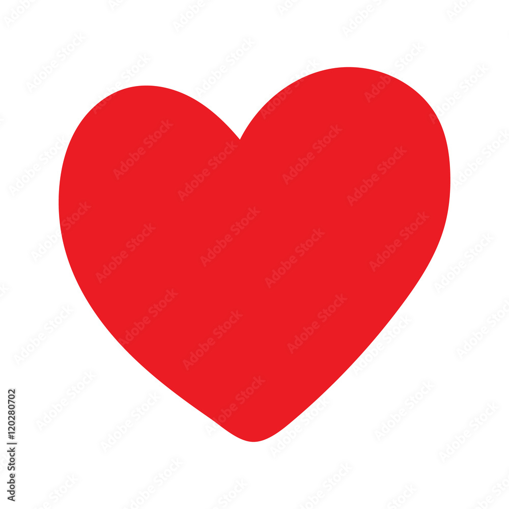 Valentine heart symbol.