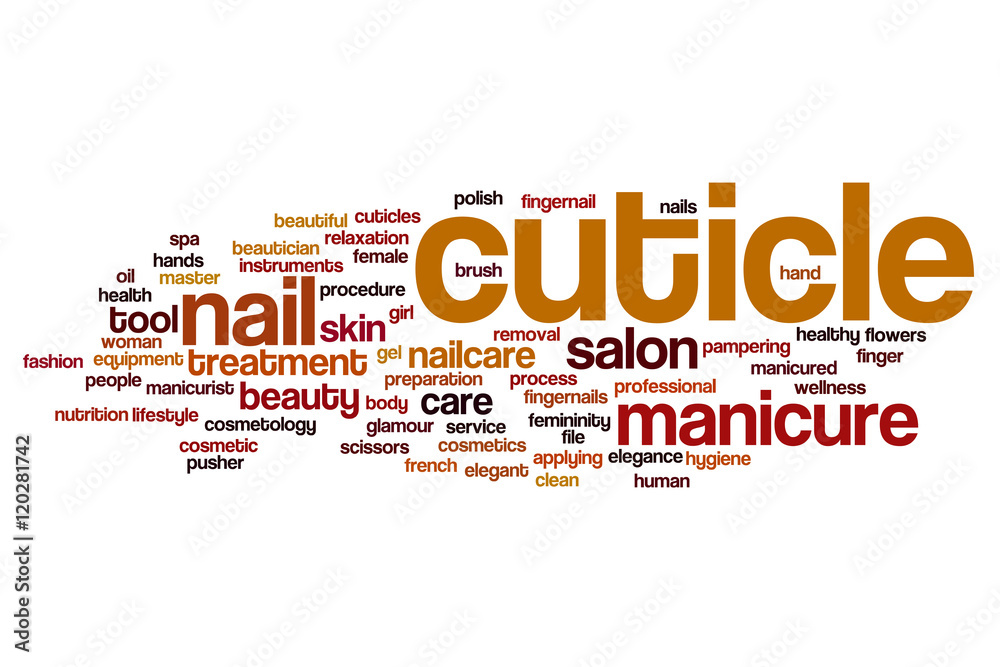 Cuticle word cloud