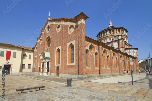 milano chiesa santa maria delle grazie lombardia italia europa milan lombardy italy europe