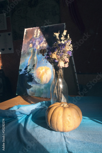 Steel life with pumkin 1