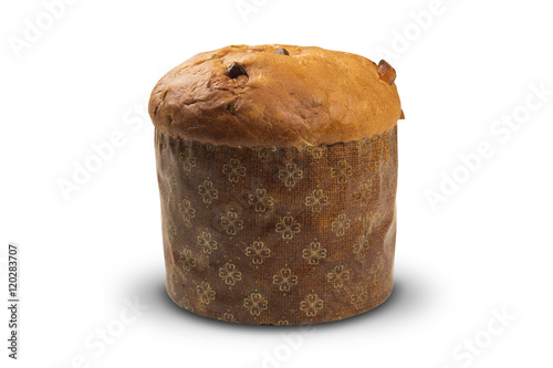 Panettone, typical Christmas dessert.
