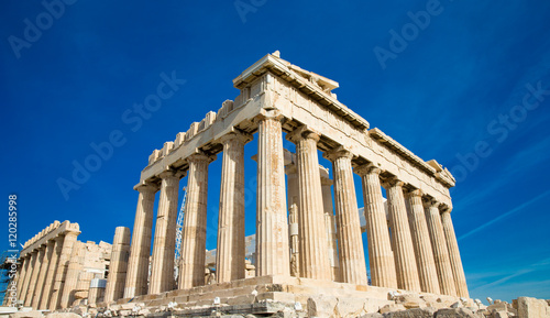 Parthenon on the Acropolis in Athens, Greece