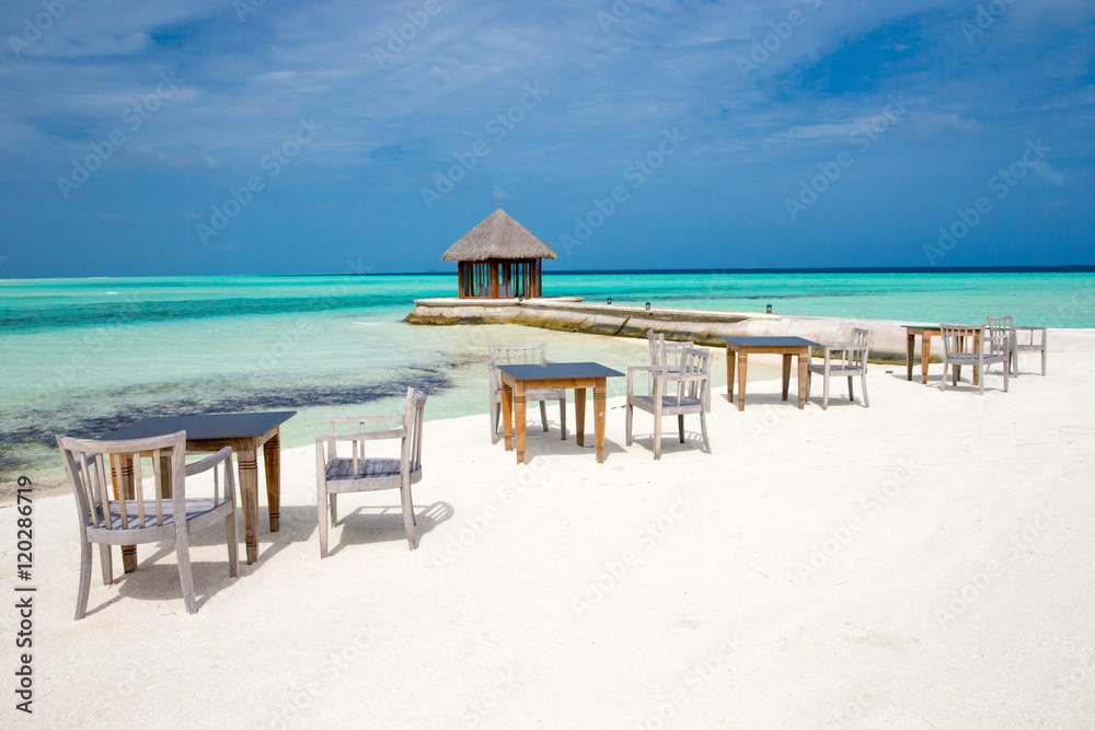 Obraz premium tropical beach in Maldives
