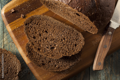 Homemade Organic Pumpernickel Rye Bread photo