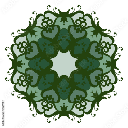 Mandala on isolated background