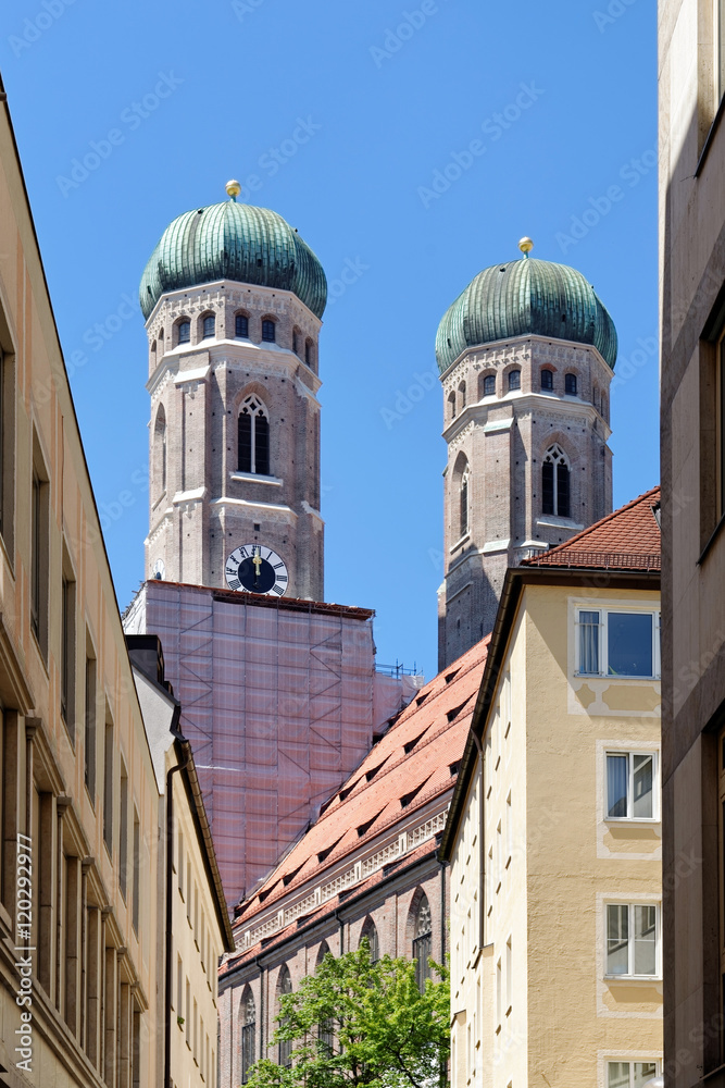 Munich, Frauenkirche, Cathedral of Our Dear Lady, Bavaria, Germany.