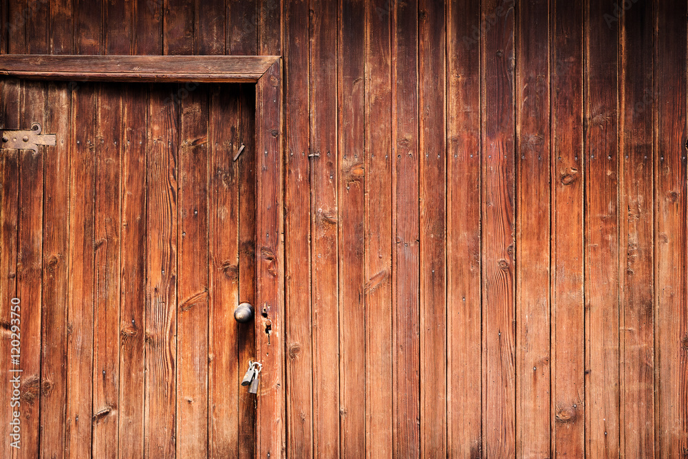 Background of old doors with door Background of old doors with door