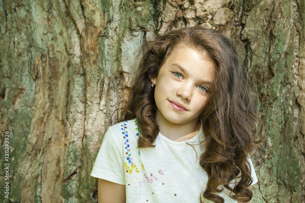 Portrait of a beautiful young little girl Portrait of a beautiful young little girl