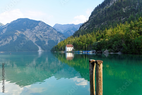 Fototapeta Naklejka Na Ścianę i Meble -  Plansee lake in the Alps mountain, Austria.