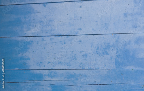 Fototapeta Naklejka Na Ścianę i Meble -  blau lackiertes Holz