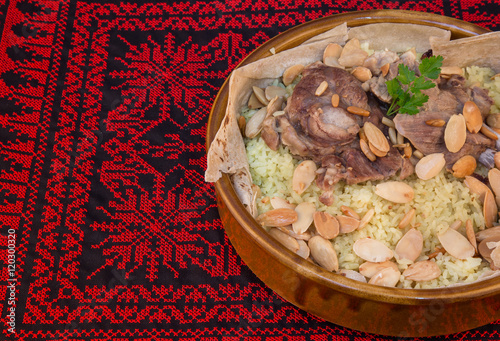 Mansaf - traditional Jordanian and Palestinian dish