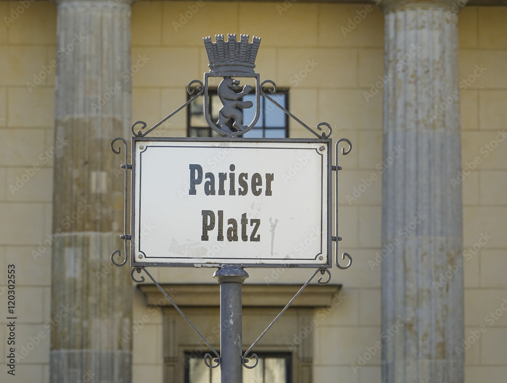 Obraz premium Famous Paris Square called Pariser Platz in Berlin