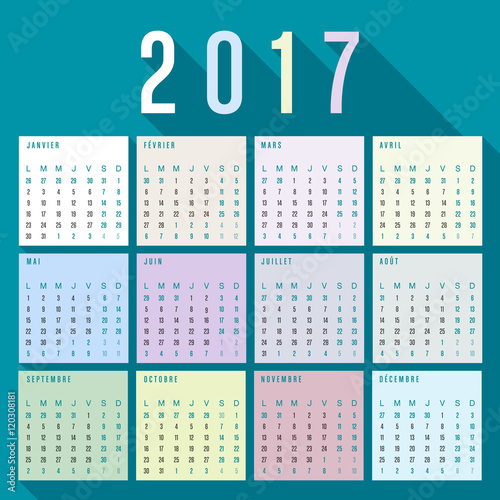 calendrier 2017