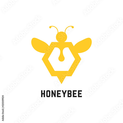 abstract honey bee sign