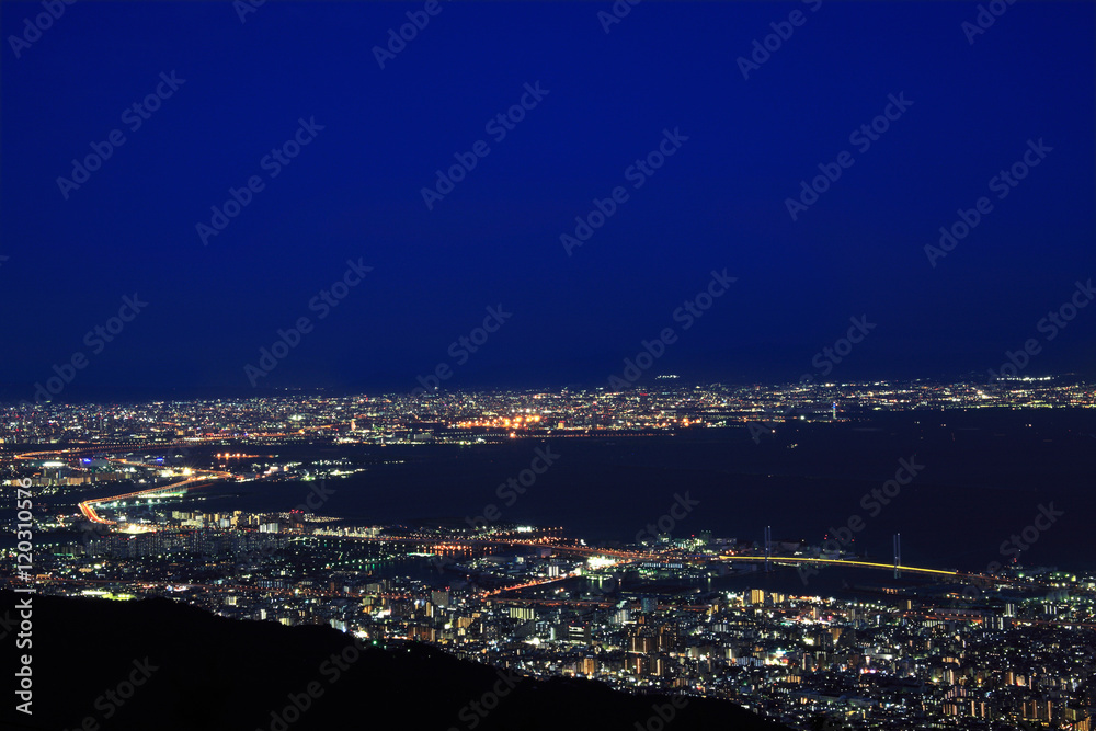 六甲山山頂からの夜景