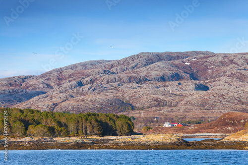 Traditional North Norwegian landscape