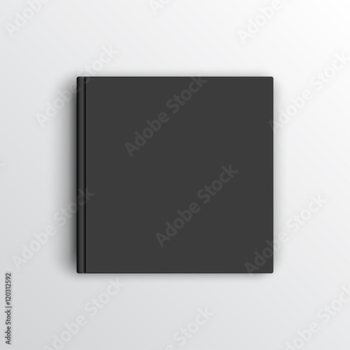Blank book, textbook, booklet or notebook mockup for design and branding