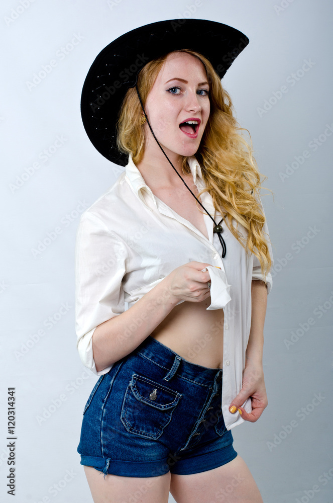 portrait of a girl in a shirt portrait of a girl in a shirt