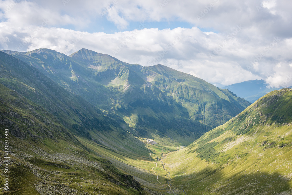 Fagaraš mountains in Southern Carpathians, Romania