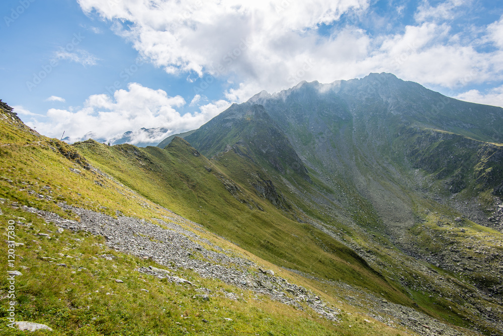 Fagaraš mountains in Southern Carpathians, Romania