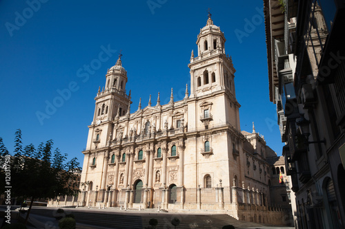 facade of Cathedral in Jaen city © Q