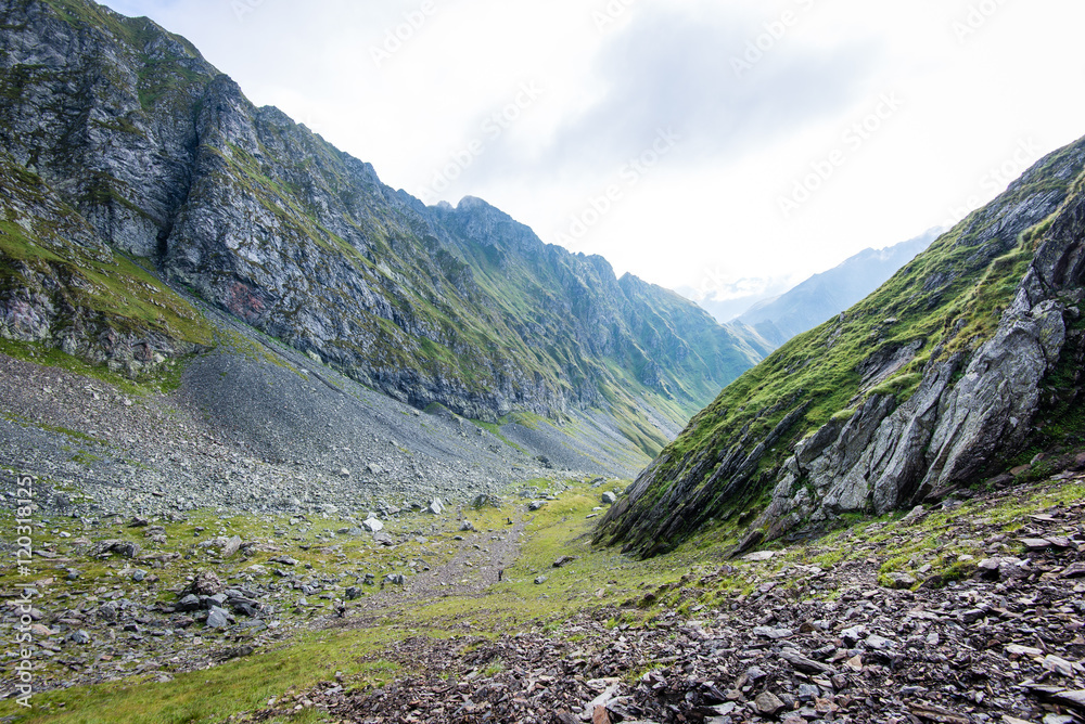 Obraz premium Góry Fagaraš w Karpatach Południowych, Rumunia