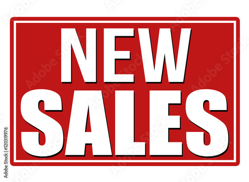 New sales sign