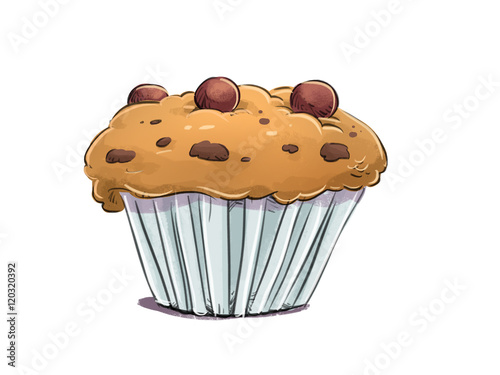 ilustracion madalena muffin photo