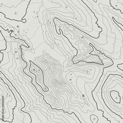 Topographic map background concept with space for your copy. Topography lines art contour , mountain hiking trail , Shape vector design. Computer generated .