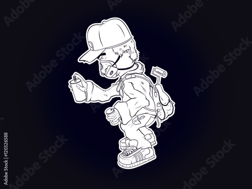 Graffiti artist
