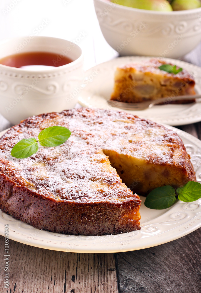Pear sponge cake Pear sponge cake
