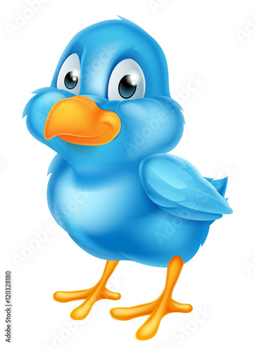 Cartoon Blue Bird