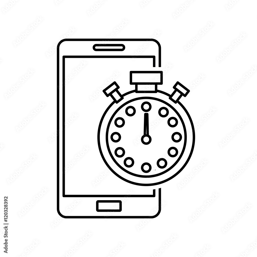 usefull app for smartphone vector illustration design