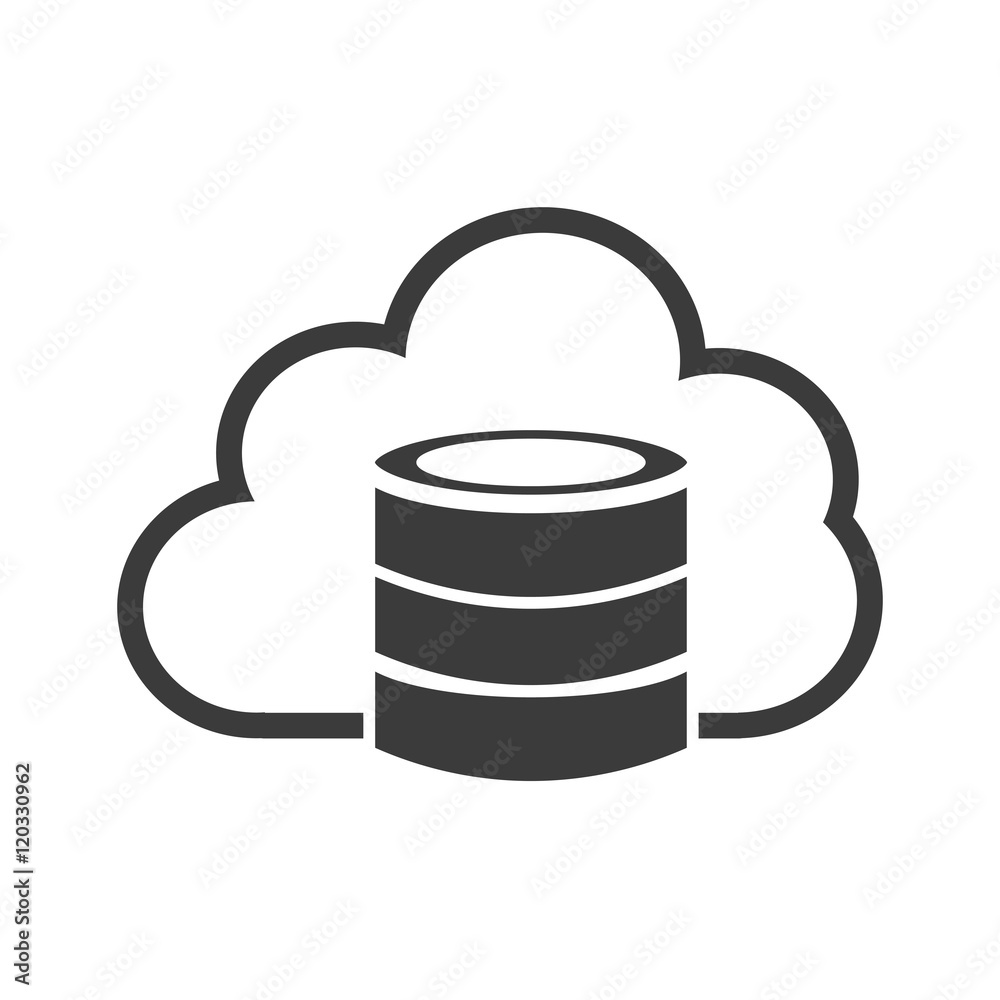 cloud computing data center isolated icon vector illustration design cloud computing data center isolated icon vector illustration design