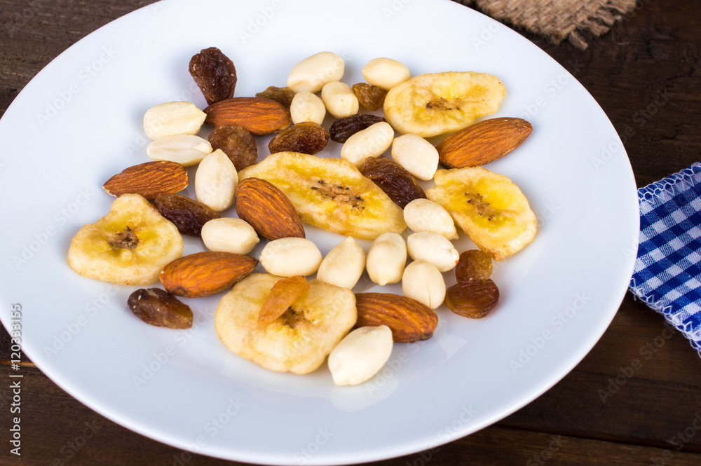 Healthy eating, diet concept - fruit in a bowl on a wooden table. Healthy eating, diet concept - fruit in a bowl on a wooden table.