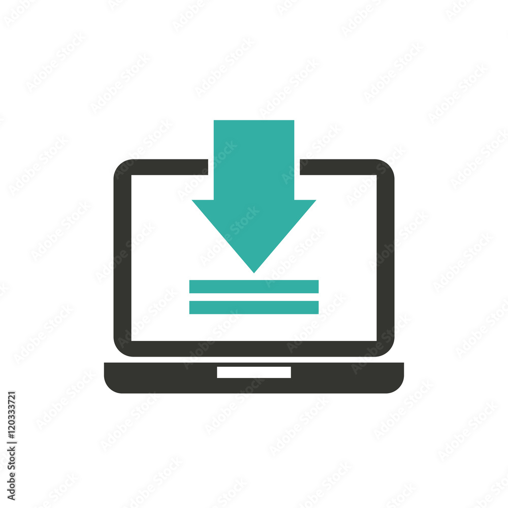usefull app for laptop vector illustration design usefull app for laptop vector illustration design