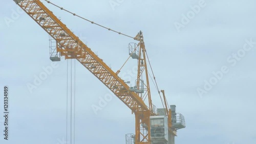 Wallpaper Mural Rotating tower cranes are working on the site work . Torontodigital.ca