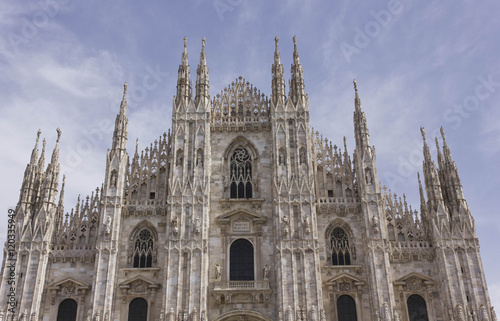 Wallpaper Mural Architectural view of Milano Duomo cathedral, landmark of the city Torontodigital.ca