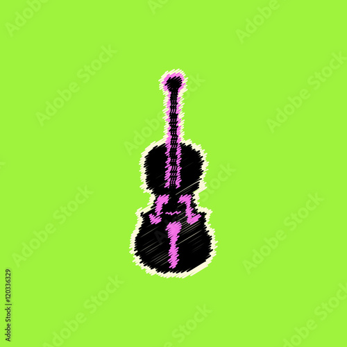 flat vector icon design collection musical instrument