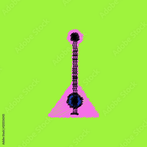 flat vector icon design collection musical instrument