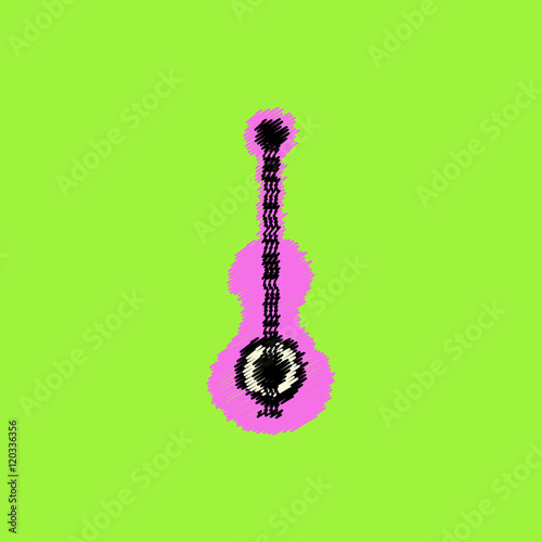 flat vector icon design collection musical instrument